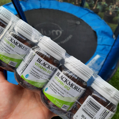 blackmores vitamin B12 isi 75 tablet/vitamin B 12/PRoduksi sel darah merah/kesehatan kognitif dan otak/sistem syaraf