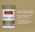 Swisse Memory Focus Teen Adult 50 Capsules
