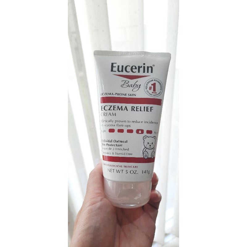Eucerin Baby/Baby Eucerin, Eczema Relief Cream 141 gr/Krim pereda eksim/ruam/Kulit iritasi