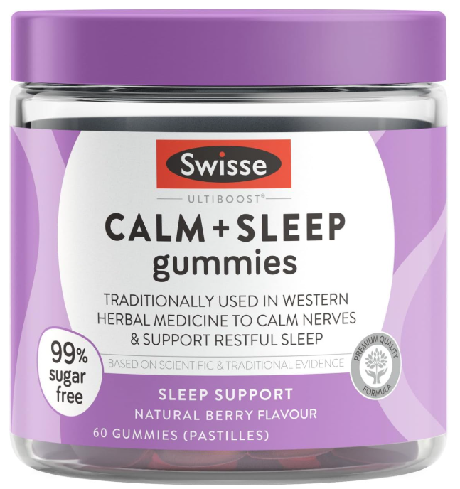 Swisse Calm & Sleep Gummies 60 Pack