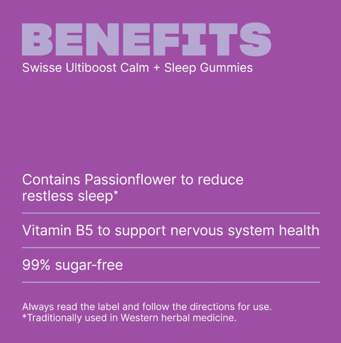 Swisse Calm & Sleep Gummies 60 Pack