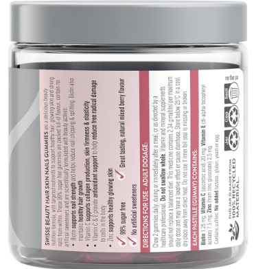 Swisse Hair Skin Gummies 50 Pack/Supplement Hair Beauty