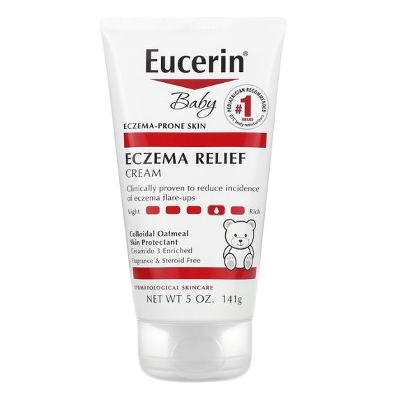 Eucerin Baby/Baby Eucerin, Eczema Relief Cream 141 gr/Krim pereda eksim/ruam/Kulit iritasi