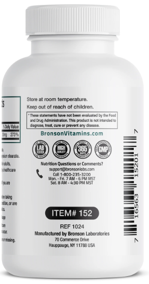 Bronson Zinc Picolinate 30mg 100 Capsules