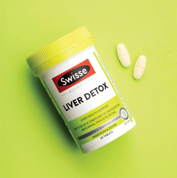 Swisse Liver Detox 60 Tablets Vegan Friendly