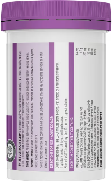 Swisse Ultiboost Sleep 100 Tablets Original Australia