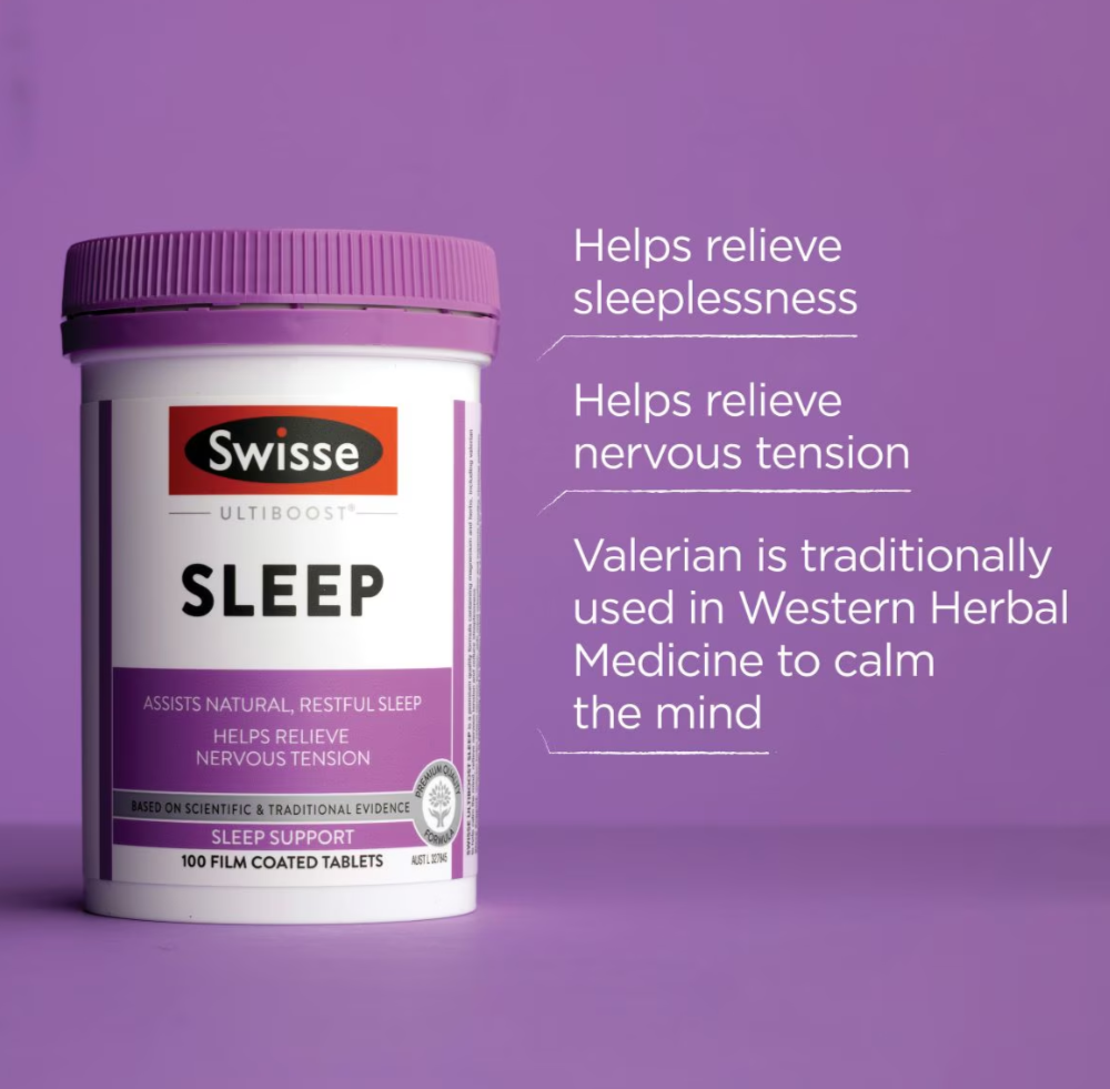 Swisse Ultiboost Sleep 100 Tablets Original Australia