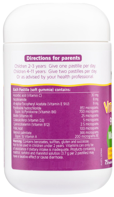 Nature's Way Nature's Way Kids Smart Multi Trio Sugar Free 75 Gummies/Multivitamin Gummies