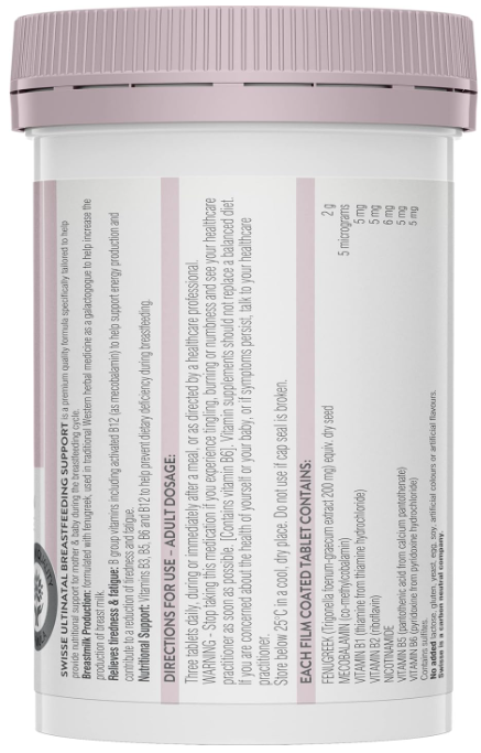 Swisse Ultinatal Breastfeeding Support 90 Tablets