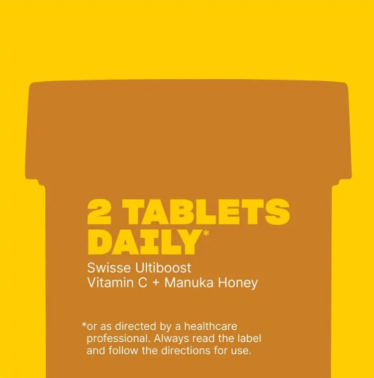 Swisse Ultiboost Vitamin C + Manuka Honey 120 Tablets