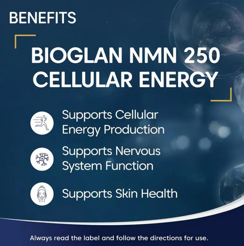 Bioglan NMN 250 Cellular Energy 30 Capsules