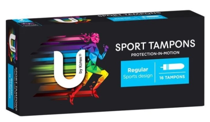 Tampon U By Kotex Sport Regular 16s