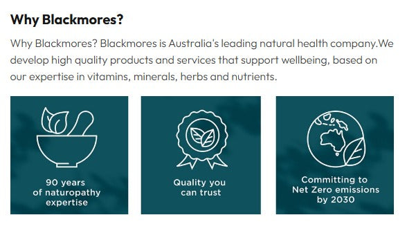 Blackmores Probiotics+ Women's Flora Balance 30 Capsules – Original Australia