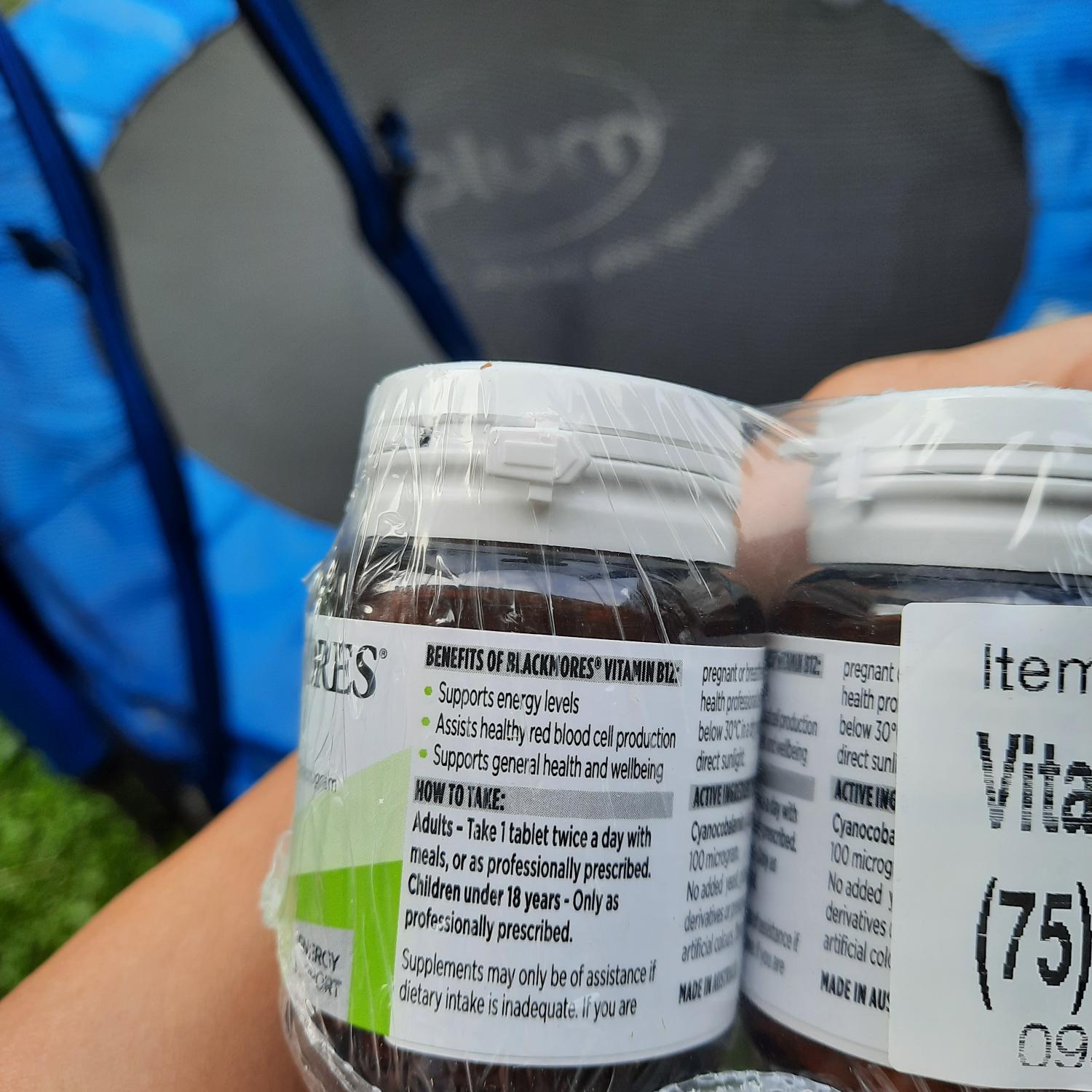 blackmores vitamin B12 isi 75 tablet/vitamin B 12/PRoduksi sel darah merah/kesehatan kognitif dan otak/sistem syaraf