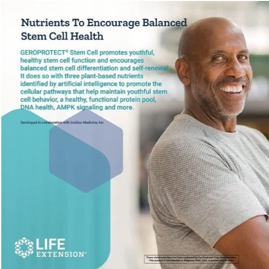 Geroprotect Autophagy Renew Stem Cell Ageless Cell/ USA ORi/Anti Aging/Vegan Capsules isi 60