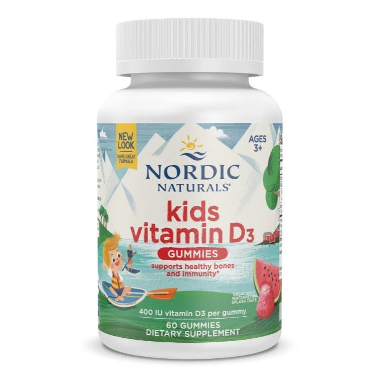 Nordic Naturals Vitamin D3 400 IU gummies 4+ thn isi 60 gummies /vitamin anak D3 400IU