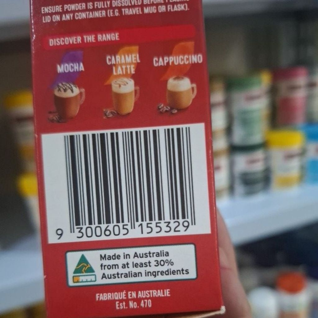 NESCAFE KITKAT Mocha Drink isi 8 Sachet/NESCAFE AUSSIE/Minuman Cokelat Import