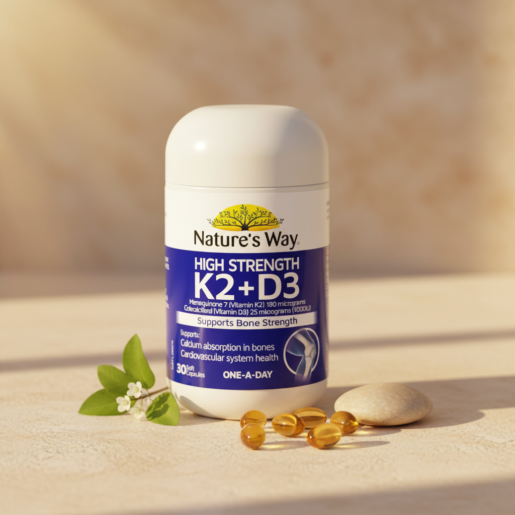 Nature's Way Vitamin K2 + D3 Product Image
